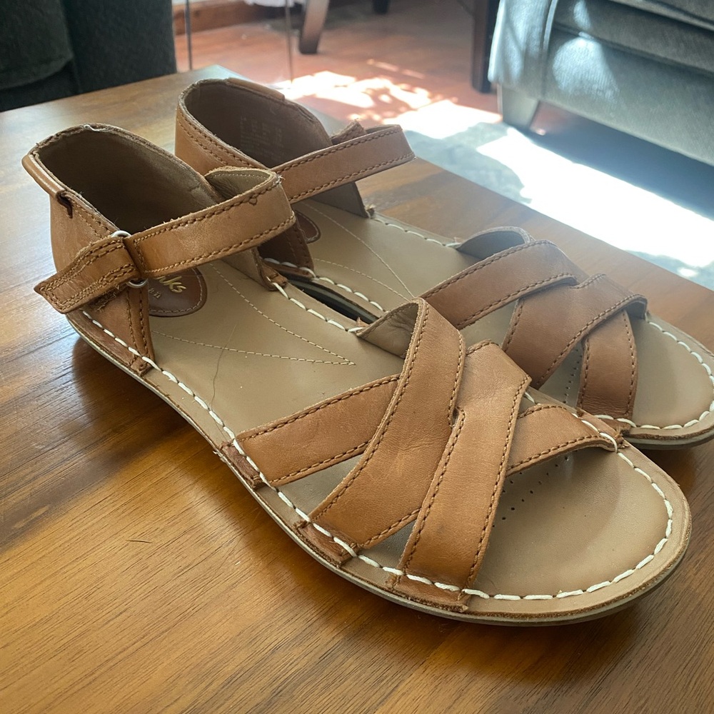 Clark’s leather sandals